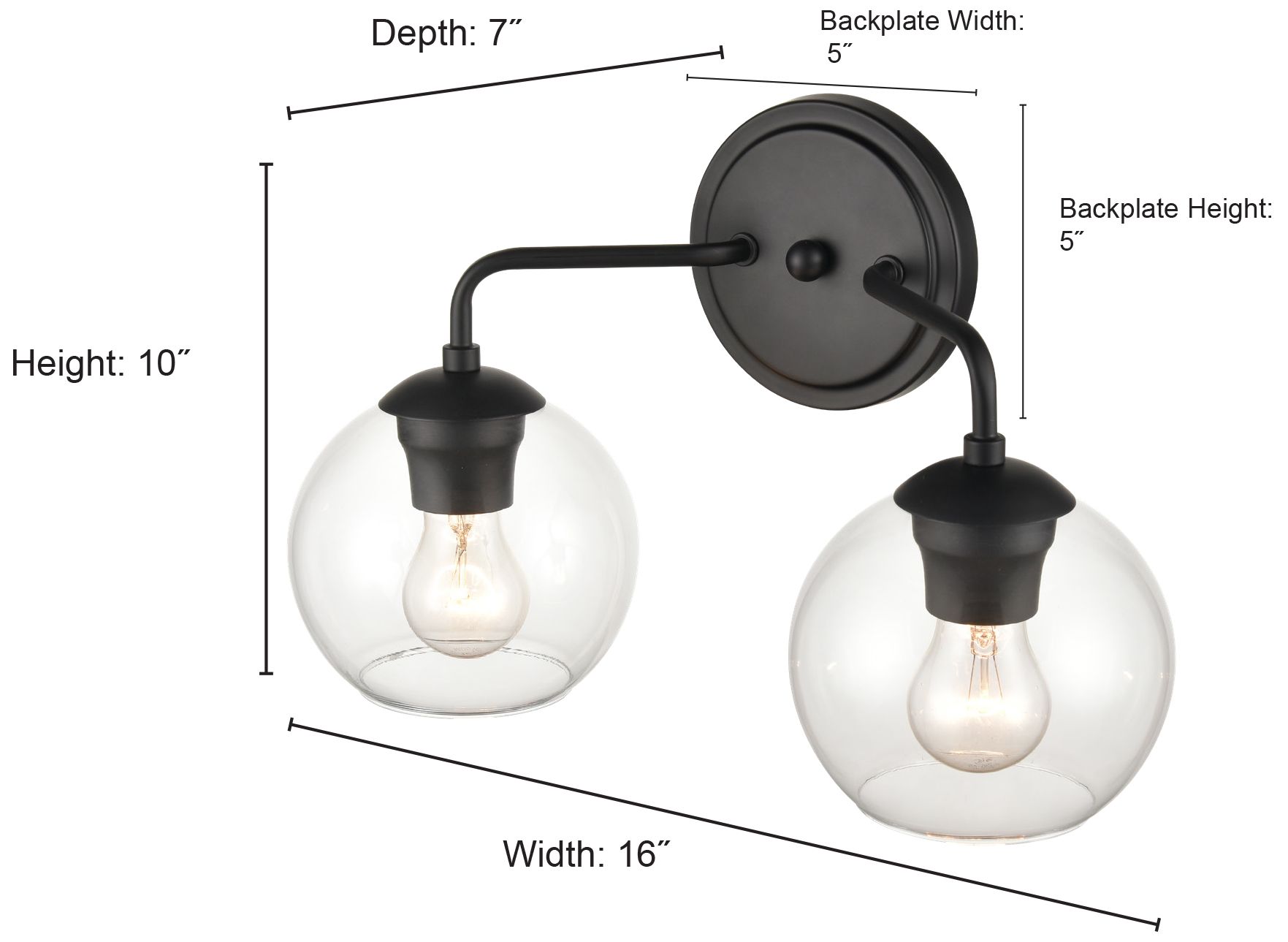 Image 4 Millennium Lighting 2 Light Vanity Fixture in Modern Gold more views