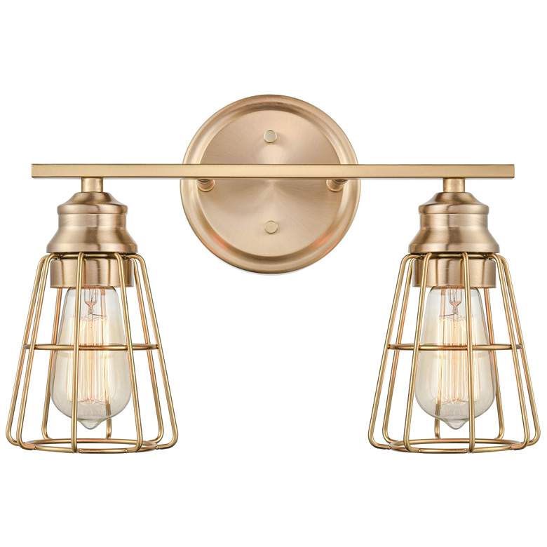 Image 1 Millennium Lighting 2 Light Vanity Fixture in Modern Gold