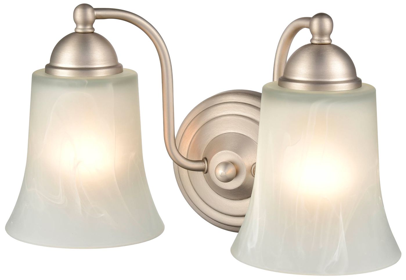 Image 2 Millennium Lighting 2 Light Vanity Fixture in Satin Nickel more views