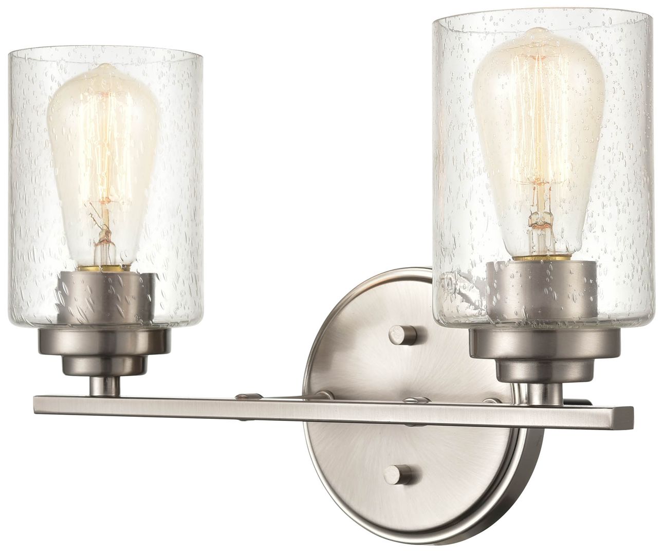 Image 2 Millennium Lighting 2 Light Vanity Fixture Satin Nickel more views
