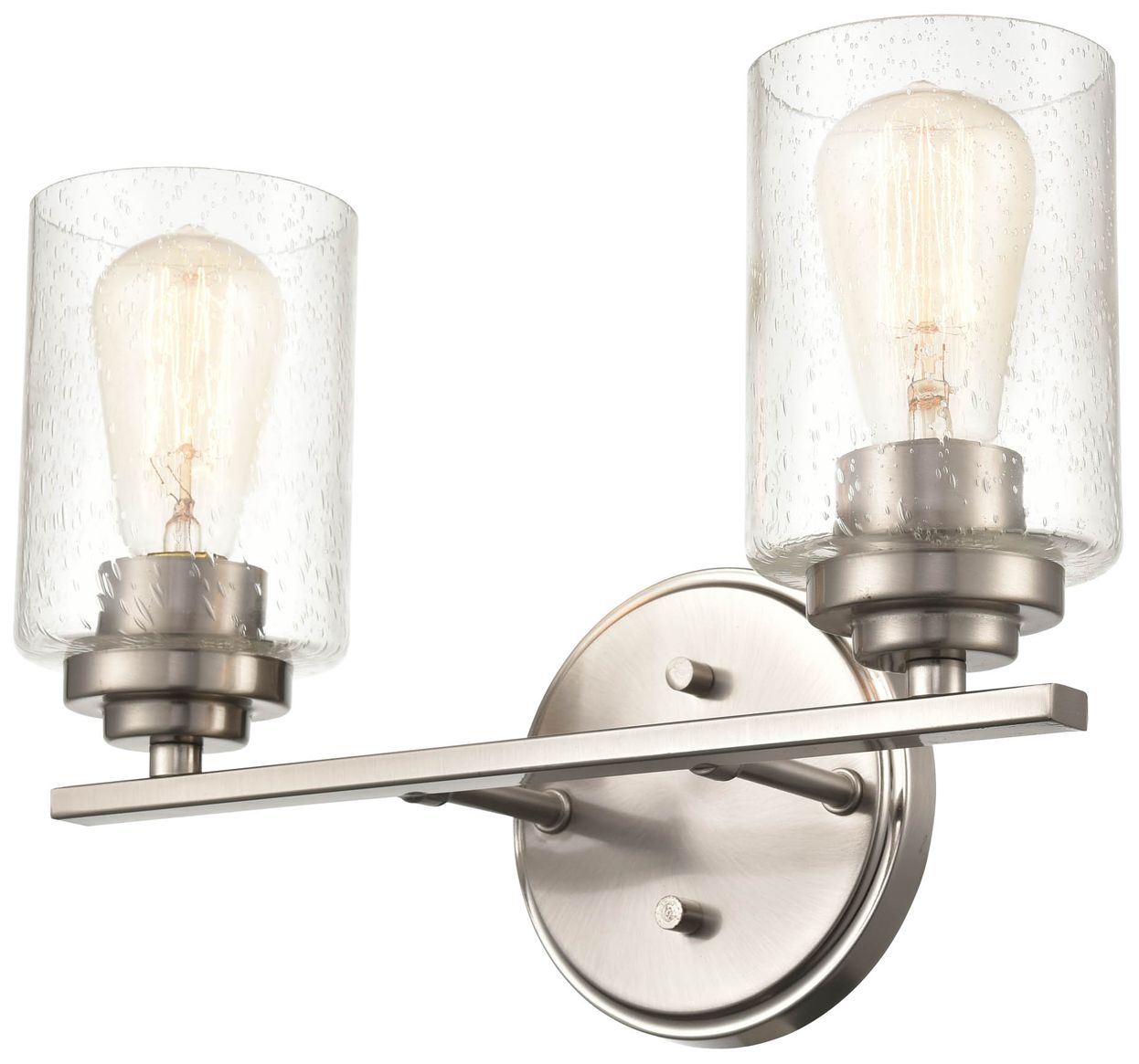 Image 3 Millennium Lighting 2 Light Vanity Fixture Satin Nickel more views