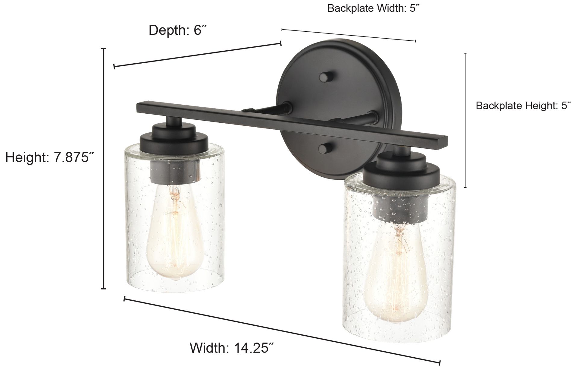 Image 5 Millennium Lighting 2 Light Vanity Fixture Satin Nickel more views