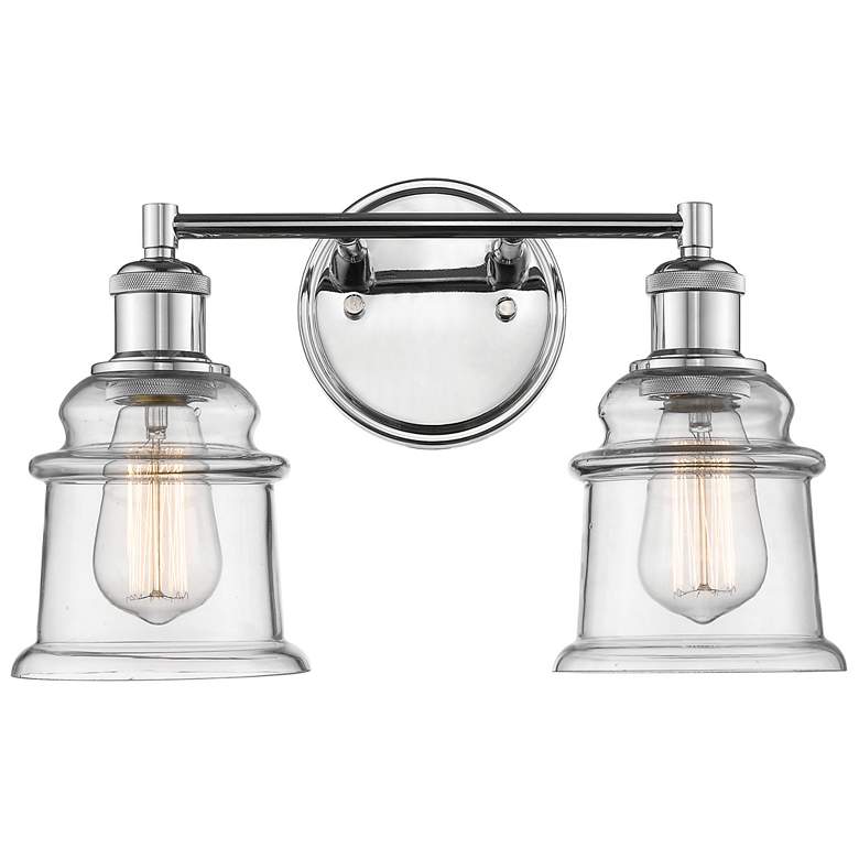 Image 1 Millennium Lighting 2-Light Vanity Light in Chrome