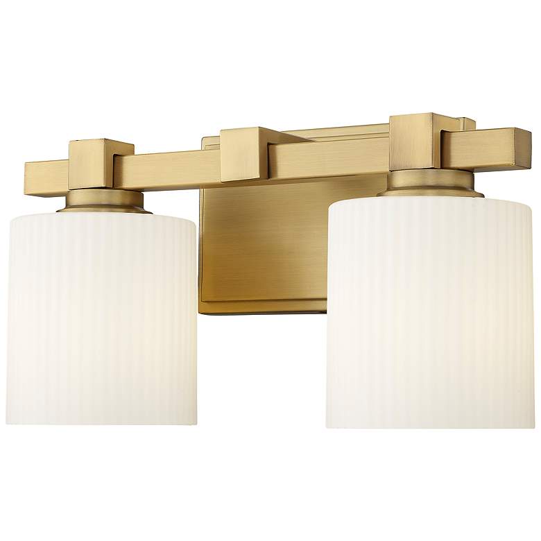 Image 3 Millennium Lighting 2-Light Vanity Light in Vintage Brass more views