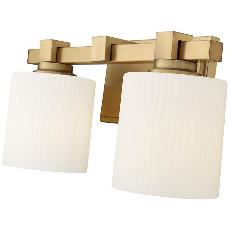 Image 6 Millennium Lighting 2-Light Vanity Light in Vintage Brass more views