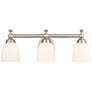 1_Millennium Lighting 22" Wide 3-Light Satin Nickel Vanity Bath Light