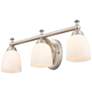 2_Millennium Lighting 22" Wide 3-Light Satin Nickel Vanity Bath Light more views