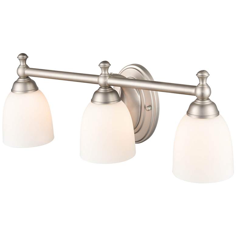 Image 3 Millennium Lighting 22" Wide 3-Light Satin Nickel Vanity Bath Light more views