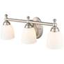 3_Millennium Lighting 22" Wide 3-Light Satin Nickel Vanity Bath Light more views
