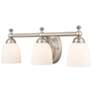 4_Millennium Lighting 22" Wide 3-Light Satin Nickel Vanity Bath Light more views