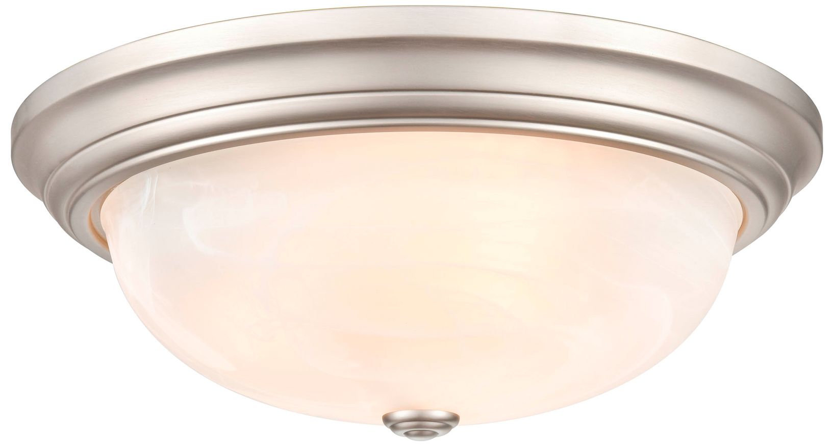 Image 2 Millennium Lighting 3 Light 15" Flush Mount in Satin Nickel more views