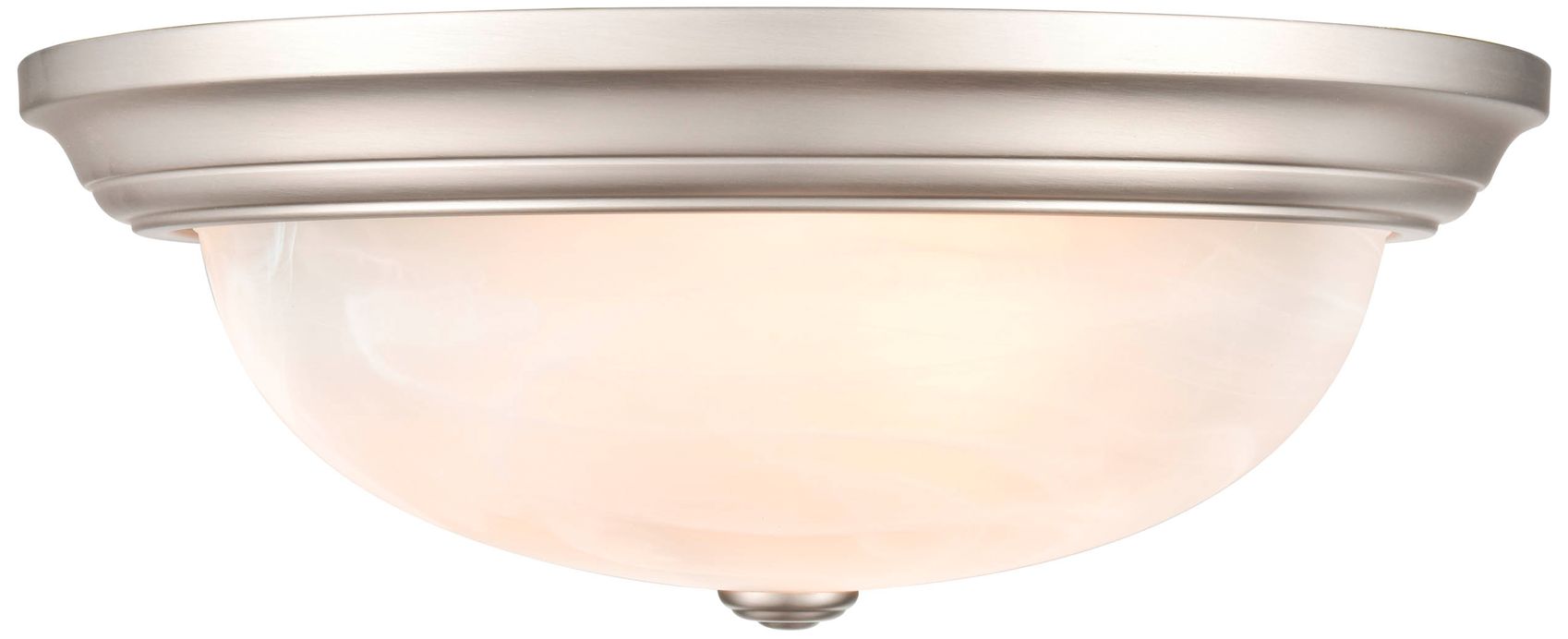 Image 3 Millennium Lighting 3 Light 15" Flush Mount in Satin Nickel more views