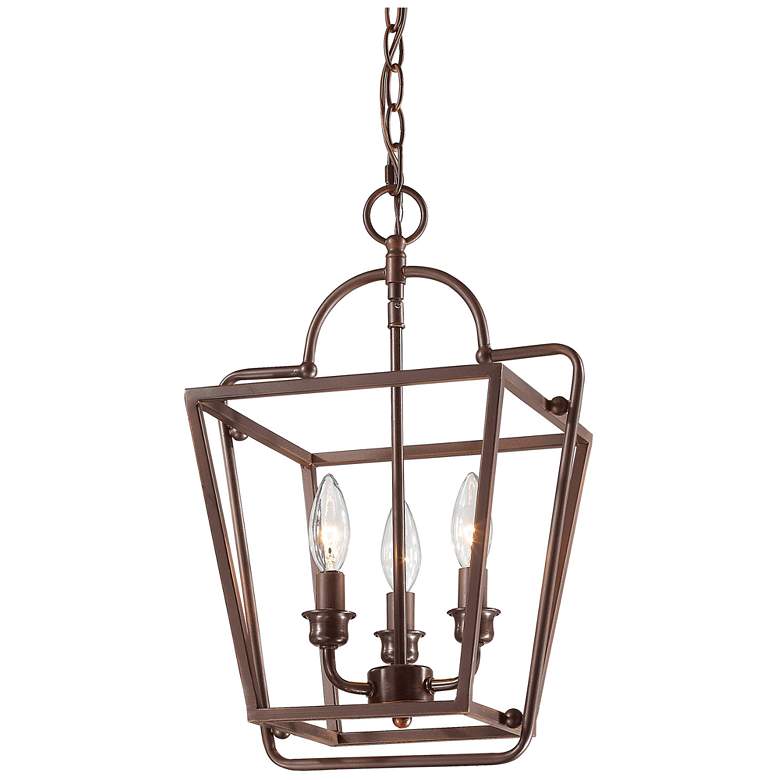 Image 1 Millennium Lighting 3 Light 17" Pendant Fixture in Rubbed Bronze