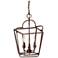 Millennium Lighting 3 Light 17" Pendant Fixture in Rubbed Bronze