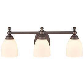 Image1 of Millennium Lighting 3 Light 21" Vanity Fixture in Rubbed Bronze