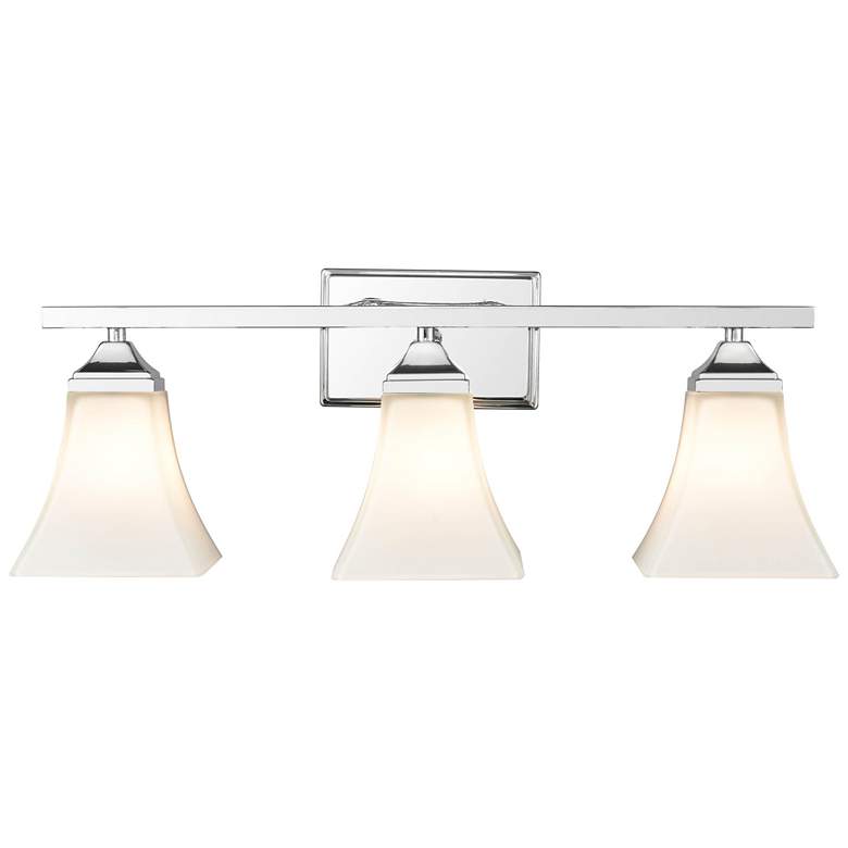 Image 1 Millennium Lighting 3 Light 23" Vanity Fixture in Chrome
