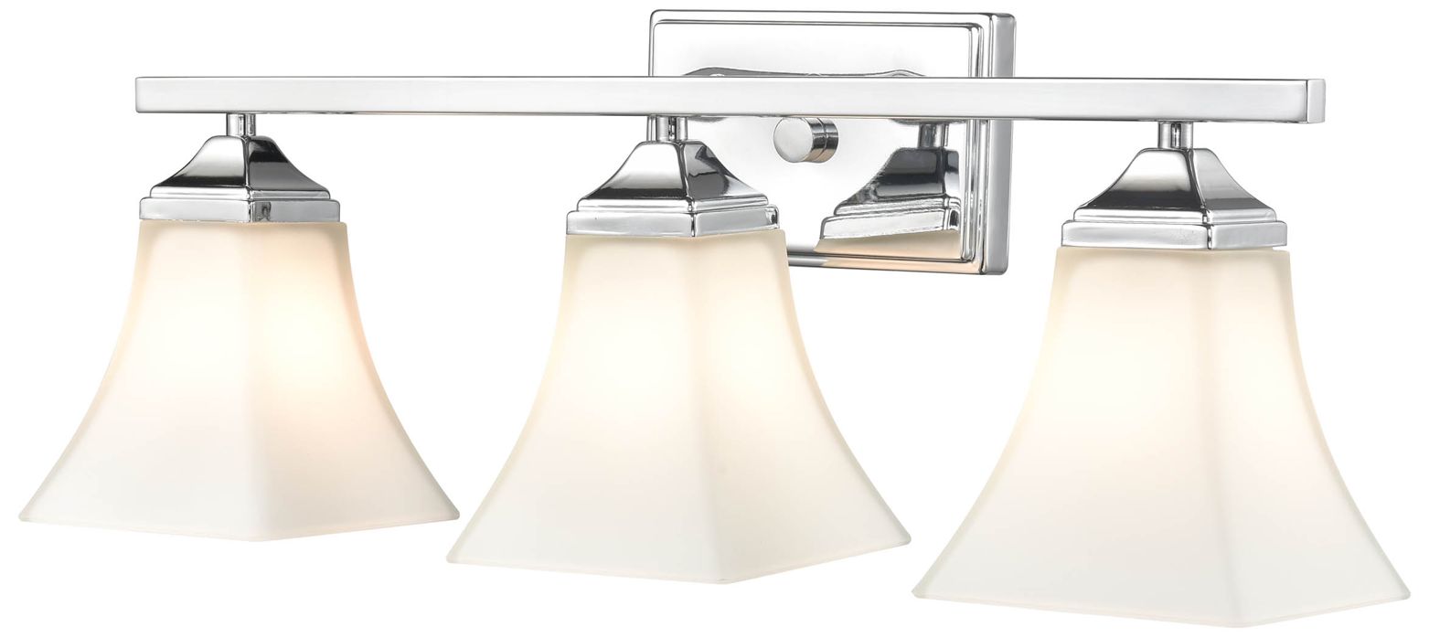 Image 2 Millennium Lighting 3 Light 23" Vanity Fixture in Chrome more views