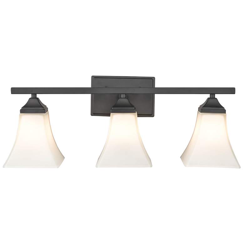 Image 1 Millennium Lighting 3 Light 23" Vanity Fixture in Matte Black