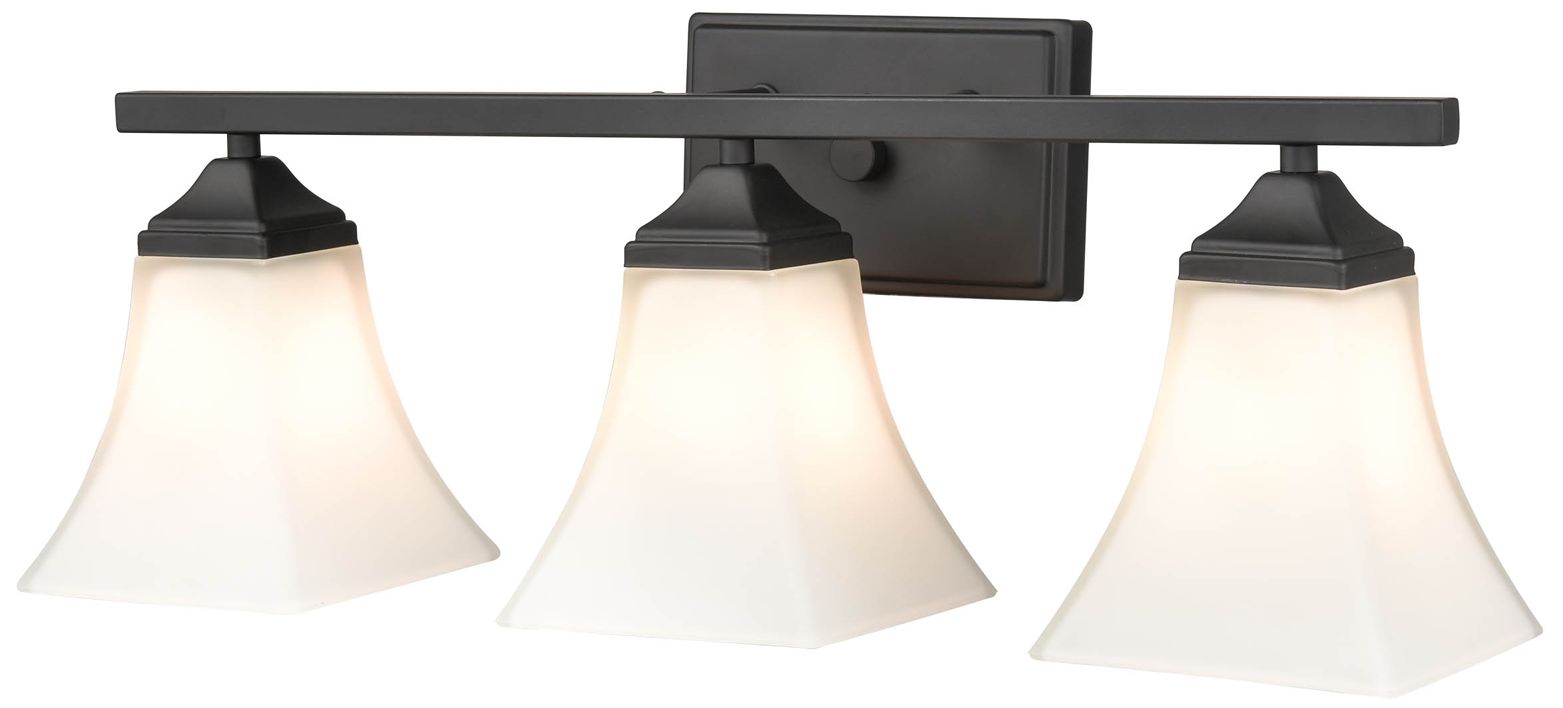 Image 2 Millennium Lighting 3 Light 23" Vanity Fixture in Matte Black more views
