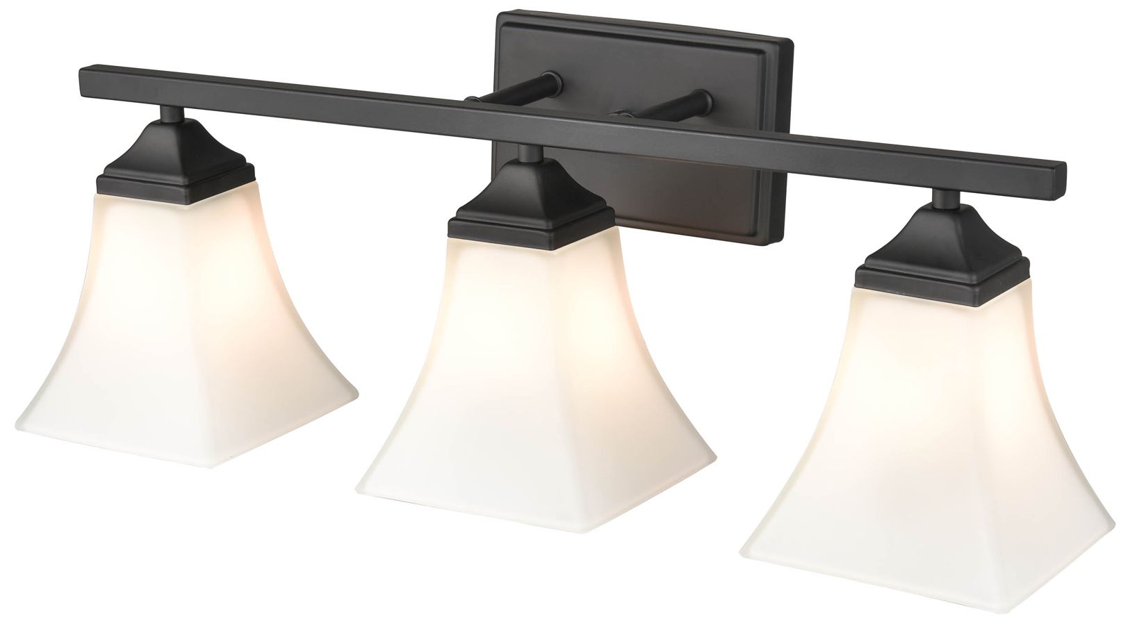 Image 3 Millennium Lighting 3 Light 23" Vanity Fixture in Matte Black more views