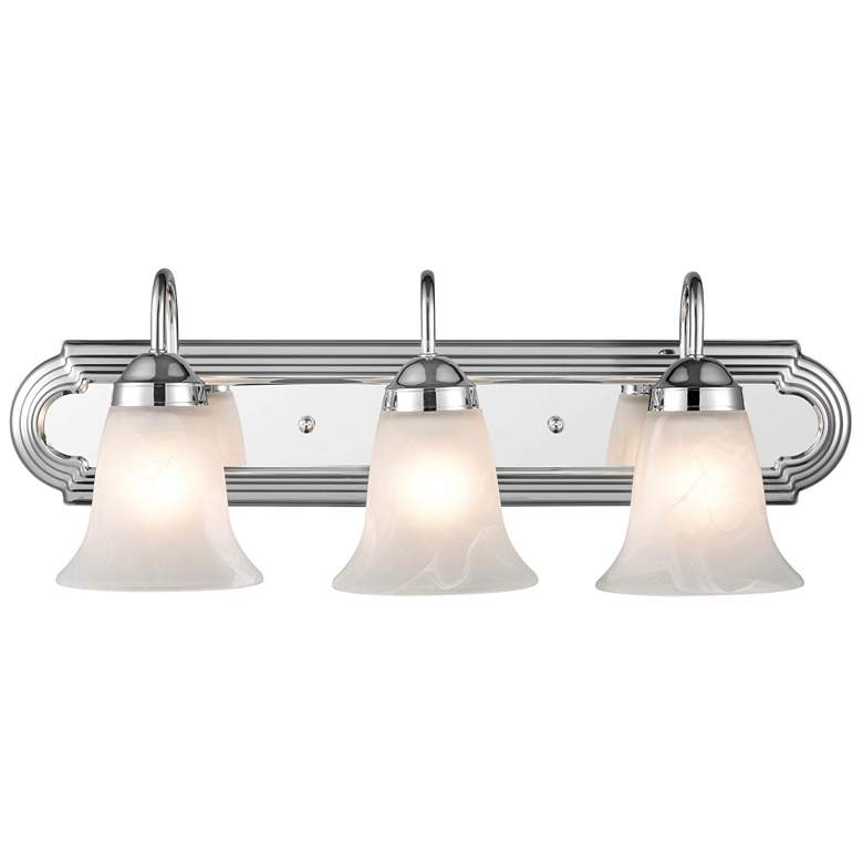Image 1 Millennium Lighting 3 Light 24" Vanity Fixture in Chrome
