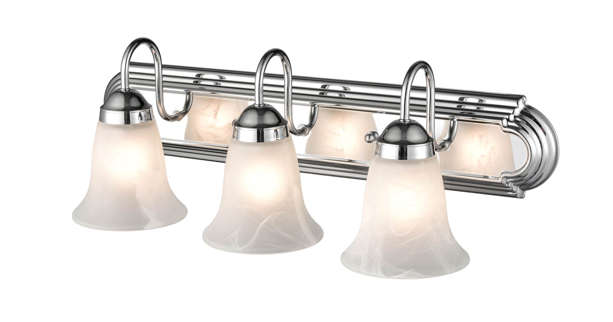 Image 3 Millennium Lighting 3 Light 24" Vanity Fixture in Chrome more views