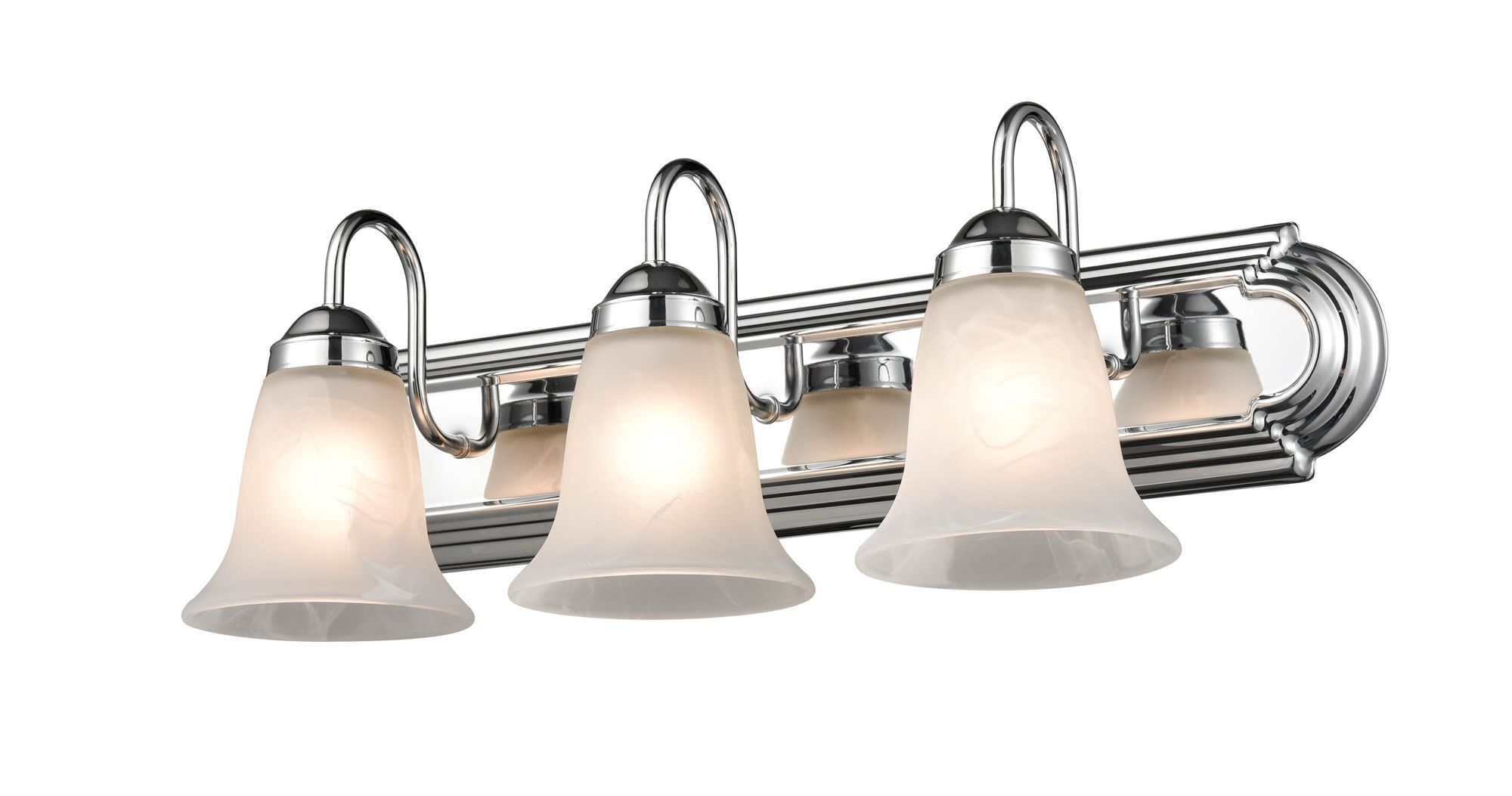 Image 4 Millennium Lighting 3 Light 24" Vanity Fixture in Chrome more views