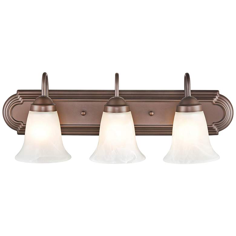 Image 1 Millennium Lighting 3 Light 24" Vanity Fixture in Rubbed Bronze