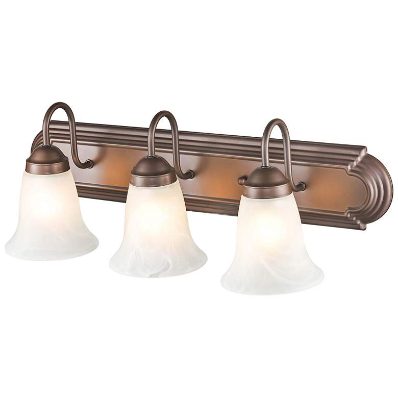 Image 4 Millennium Lighting 3 Light 24" Vanity Fixture in Rubbed Bronze more views