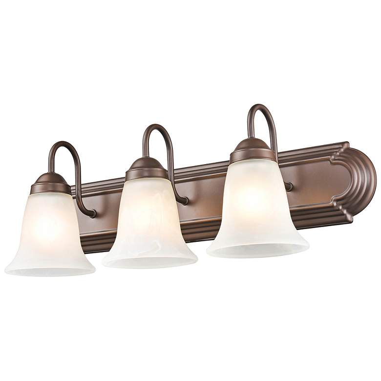Image 5 Millennium Lighting 3 Light 24" Vanity Fixture in Rubbed Bronze more views