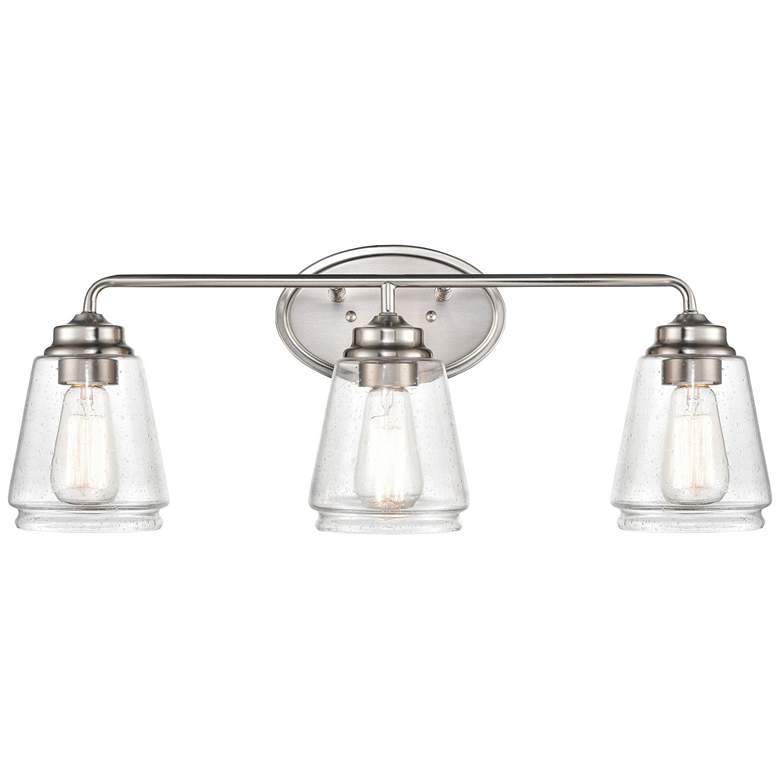 Image 1 Millennium Lighting 3 Light 25" Vanity Fixture in Brushed Nickel