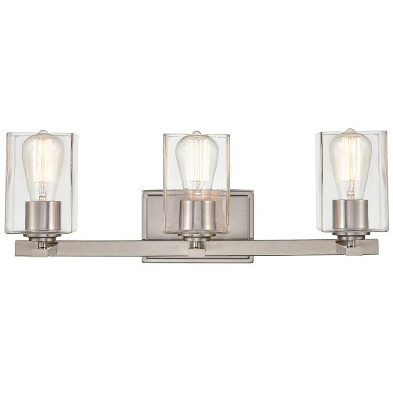 Image 1 Millennium Lighting 3-Light Brushed Nickel Bathroom Vanity Light