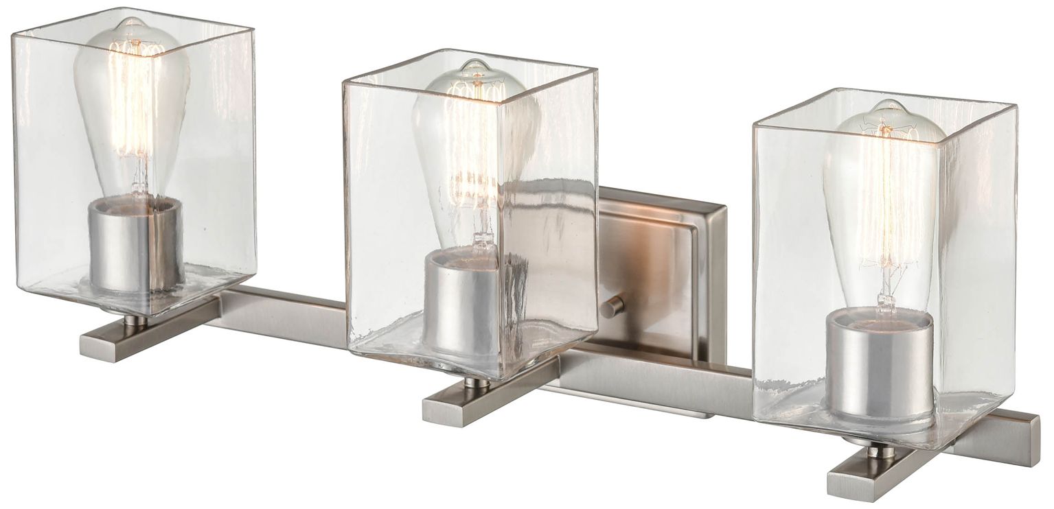 Image 3 Millennium Lighting 3-Light Brushed Nickel Bathroom Vanity Light more views