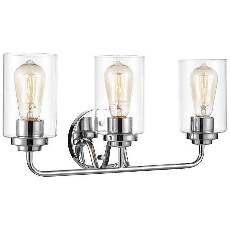 Image 1 Millennium Lighting 3-Light Chrome Bathroom Vanity Light