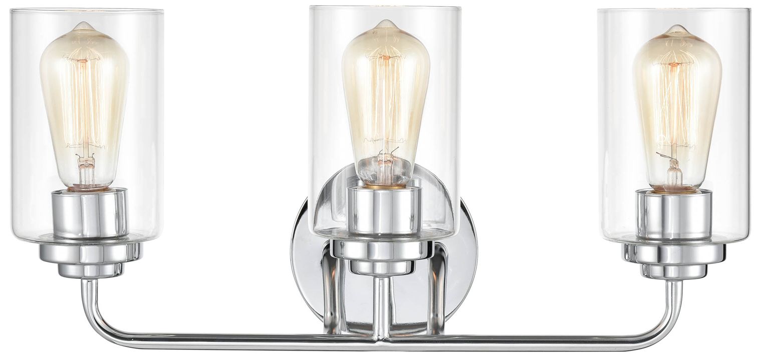 Thumbnail3 of Millennium Lighting 3-Light Chrome Bathroom Vanity Light more views