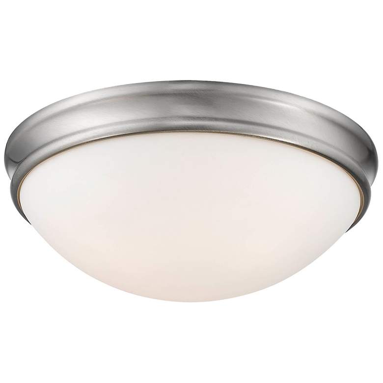 Image 1 Millennium Lighting 3-Light Indoor Flushmount in Brushed Nickel