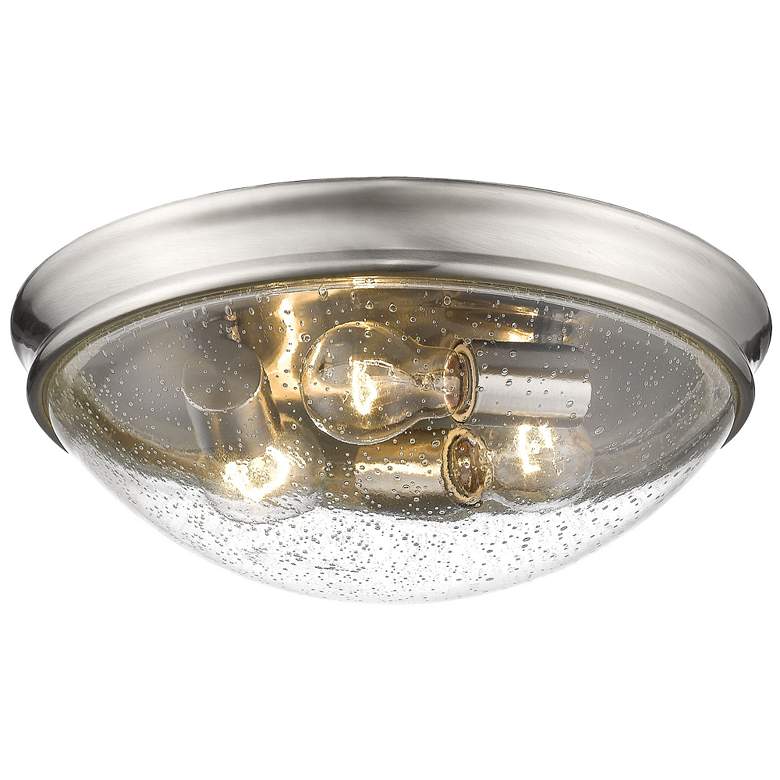 Image 1 Millennium Lighting 3-Light Indoor Flushmount in Brushed Nickel