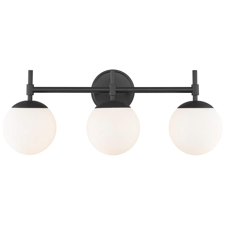 Image 1 Millennium Lighting 3-Light Matte Black Bathroom Vanity Light