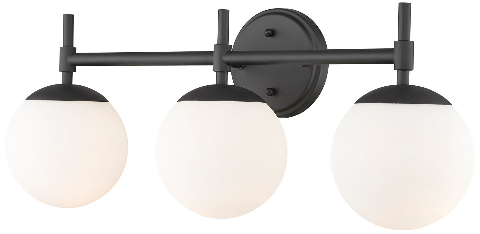 Image 2 Millennium Lighting 3-Light Matte Black Bathroom Vanity Light more views