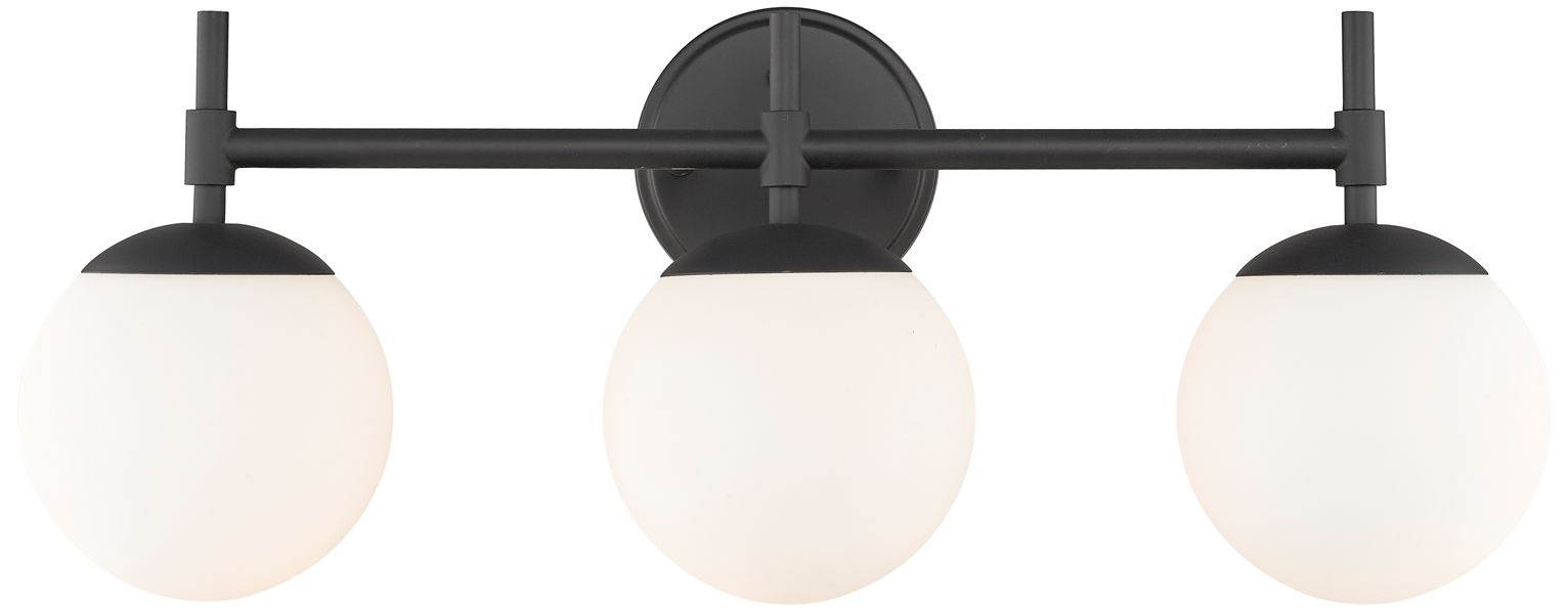 Image 5 Millennium Lighting 3-Light Matte Black Bathroom Vanity Light more views