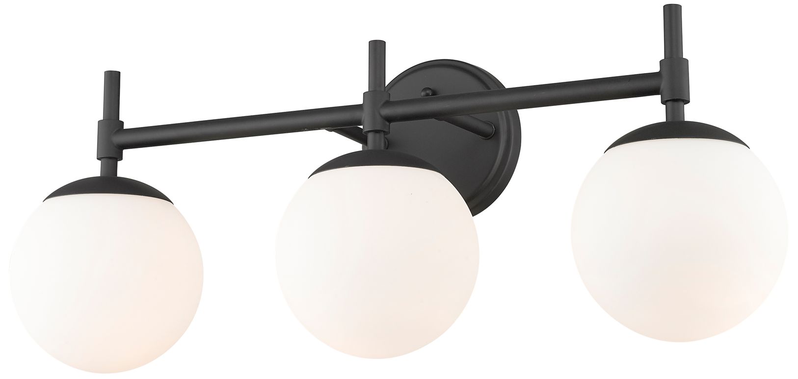 Image 6 Millennium Lighting 3-Light Matte Black Bathroom Vanity Light more views