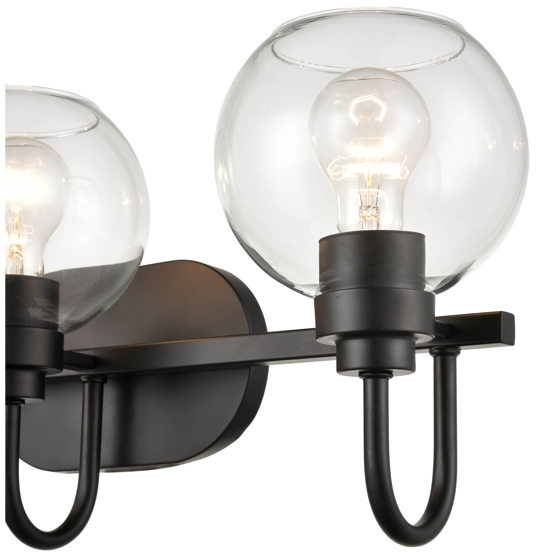 Image 2 Millennium Lighting 3-Light Matte Black Bathroom Vanity Light more views