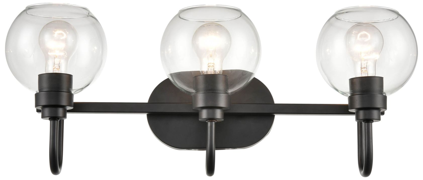 Image 3 Millennium Lighting 3-Light Matte Black Bathroom Vanity Light more views
