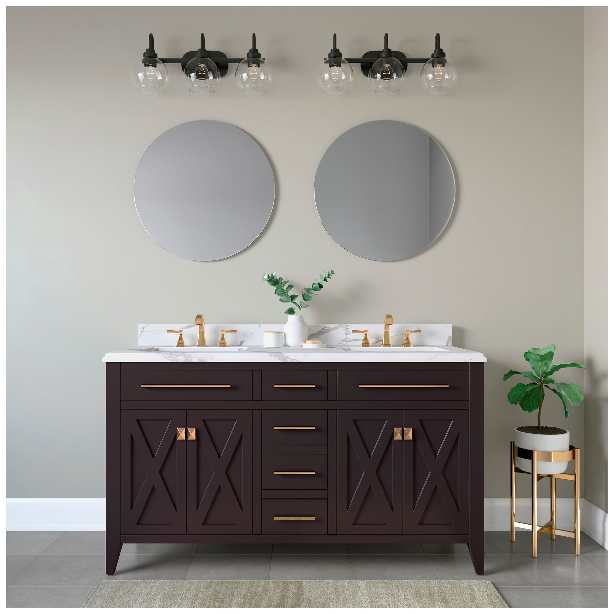 Image 4 Millennium Lighting 3-Light Matte Black Bathroom Vanity Light more views