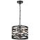 Millennium Lighting 3-Light Matte Black Indoor Pendant