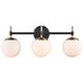1_Millennium Lighting 3-Light Matte Black/Modern Gold Bathroom Vanity Light