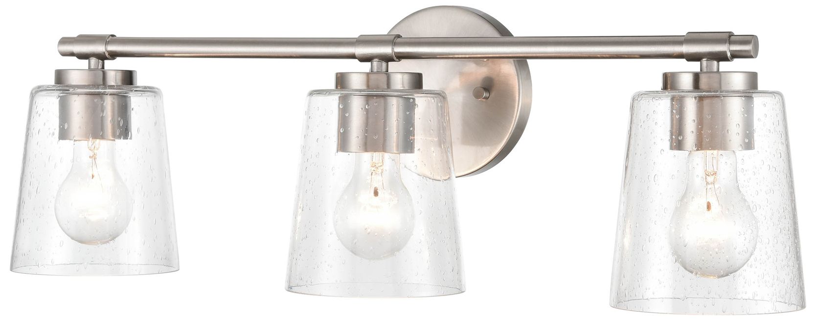 Image 2 Millennium Lighting 3 Light Vanity 24.5" Fixture in Brushed Nickel more views