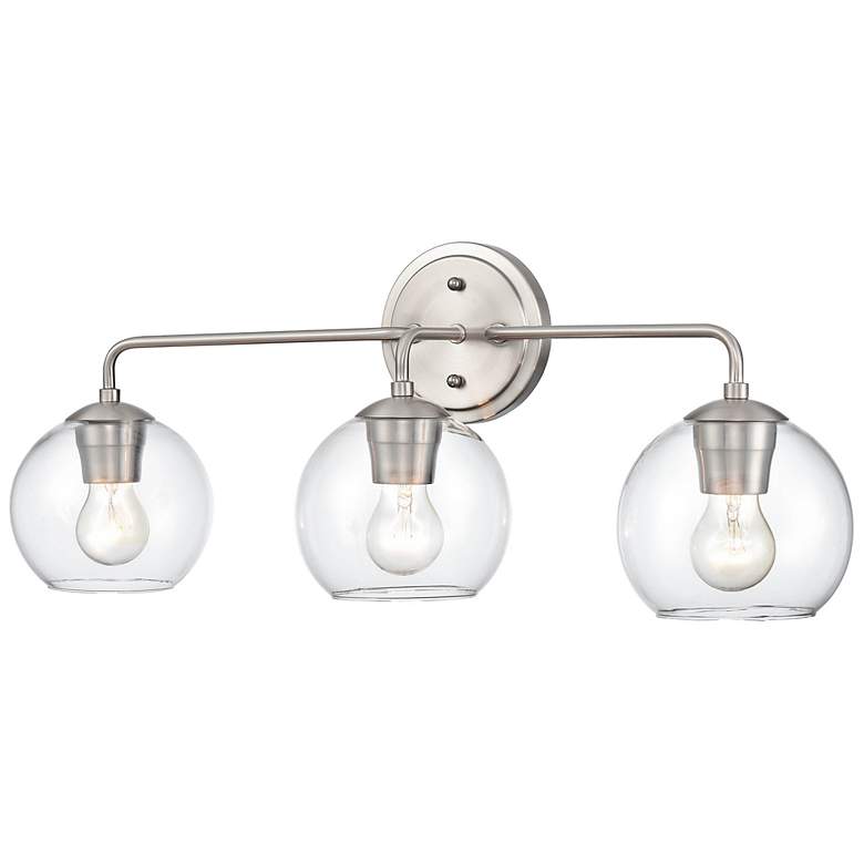 Image 3 Millennium Lighting 3 Light Vanity Fixture in Brushed Nickel more views