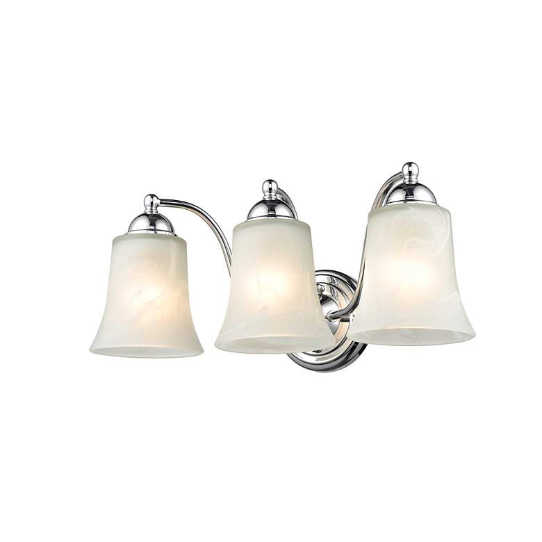Image 3 Millennium Lighting 3 Light Vanity Fixture in Chrome more views
