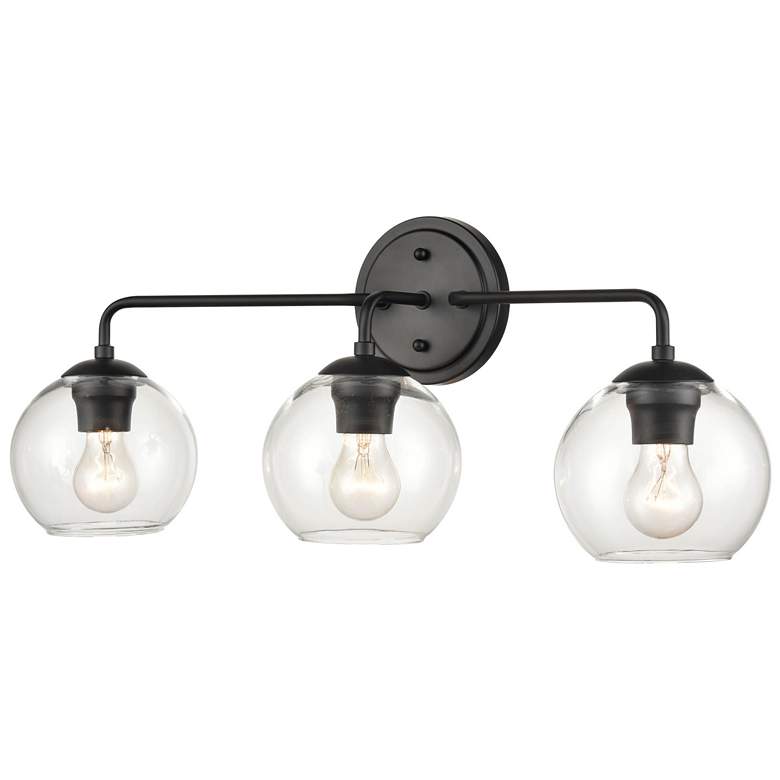 Image 1 Millennium Lighting 3 Light Vanity Fixture in Matte Black
